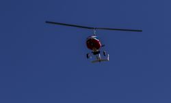 Uşak'ta jandarmadan cayrokopter destekli trafik denetimi