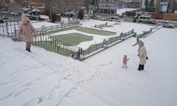 Afyon yeni haftaya kar yağışı ile başladı