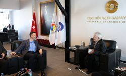 AK Parti İzmir Büyükşehir Belediye Başkan adayı Dağ, EBSO'yu ziyaret etti