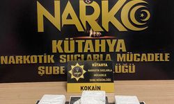 Kütahya'da 3 kilogram kokainle yakalanan zanlı tutuklandı