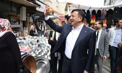 Cumhur İttifakı İzmir adayı Dağ seçim çalışmalarını Tire'de sürdürdü