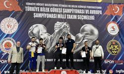 Afyonlu Hüseyin, bilek güreşinde Türkiye Şampiyonu oldu!