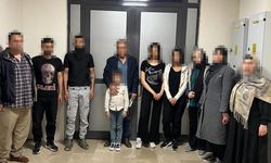 Afyon’da 9 kaçak Suriyeli yakalandı