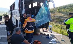 Afyon'daki otobüs kazasından acı haber geldi: 1 ölü, 16 yaralı