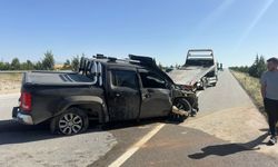 Afyon’da feci kaza: Önce savruldu, sonra takla attı, içinde 2 kişi vardı
