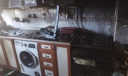 Afyonkarahisar'da Ev Yangını: Mutfak Kullanılamaz Hale Geldi