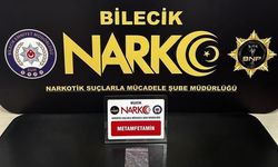 Durdurulan şüphelinin üzerinde uyuşturucu madde ele geçirildi