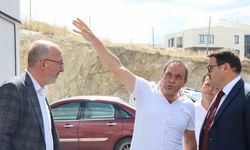 Vali Işın, 1453 Fetih Camii’nin inşaat çalışmalarını inceledi