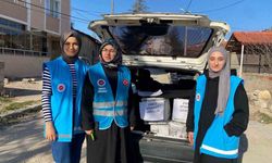 Diyanet Gençlik ihtiyaç sahibi ailelere kolileri ulaştırdı