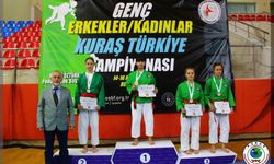 Türkiye Kuraş Şampiyonası’ndan birincilik ve ikincilikle döndüler