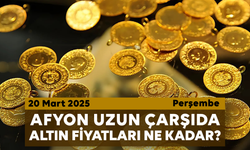 Afyon Uzun Çarşı’da bugün altın fiyatları ne kadar?  20 Mart 2025 Perşembe