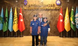 İl Emniyet Müdürü Erol’a özel öğrencilerden ziyaret
