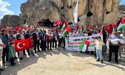 Afyon‘da, İsrail'in Gazze'ye yönelik saldırıları protesto edildi