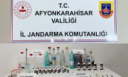 Afyon'da Evde Alkol Üretimine Baskın: 51 Litre Ele Geçirildi