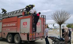 Afyon'da Gerçeğini Aratmayan Hastanede Tatbikat