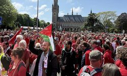 Hollanda'da yüz bin vatandaş, hükümetin İsrail yaklaşımına yönelik protesto düzenledi