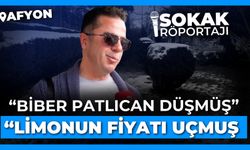 Afyon Postası Ataköy Pazarı’nda: “Biber patlıcan düşmüş, limon uçmuş”