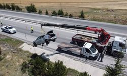 Afyon Emirdağ’da Otomobil Takla Attı: 2 Yaralı Var