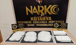 Kütahya'da narkotik baskınında ele geçirilen 3 şüpheli hapsedildi