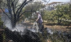 Muğla'da yakacak deposunda meydana gelip zeytin bahçesine yayılan yangın kontrol altına alındı