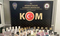 Kütahya’da Gümrük Kaçağı Parfüm Operasyonu