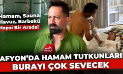 Afyon’da hamam tutkunları burayı çok sevecek: Hamam, Sauna, Barbekü Hepsi Bir Arada!