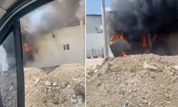 Afyon’da Sanayi Sitesi’nde Yangın çıktı: İş yeri yanıyor!