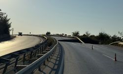 Söke-Kuşadası kara yolu çökme sebebiyle trafiğe kapatıldı