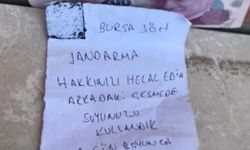 Yangına müdahale eden jandarmadan duygulandıran not: “Hakkınızı helal edin”