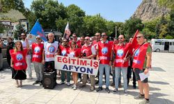 Afyon Birleşik Kamu İş Konfederasyonu: “Sadece iki seçenek var, ya insani ücretler ya meydanlar!”