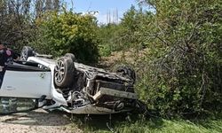 Afyon Çay’da otomobil takla attı: Çok sayıda yaralı var