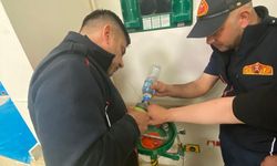 Afyon’da itfaiyeden ilginç kurtarma: Yüzük operasyonu yarım saat sürdü