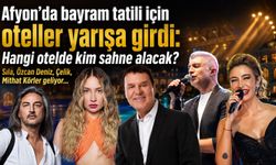 Afyon’da bayram tatili için oteller yarışa girdi: Hangi otelde kim sahne alacak? Sıla, Özcan Deniz, Çelik...