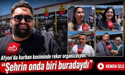 Afyon’da kurban kesiminde rekor organizasyon: “Şehrin onda biri buradaydı” Türkiye bu tesisi konuşuyor