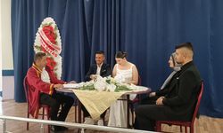 Afyon'da nikah dairesinde "06.06.2026" yoğunluğu: 26 çift aynı gün evlendi!