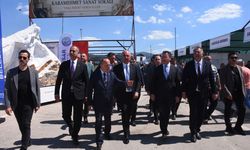 DEVA Partisi Lideri Ali Babacan Afyon Blok Mermer Fuarı'nı Gezdi