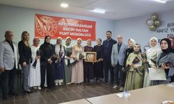 Afyon’da Bacım Sultan KYK yurdunda Kur'an kursu tamamlandı: Hafızlığa ilk adımı atan öğrencilere tören düzenlendi