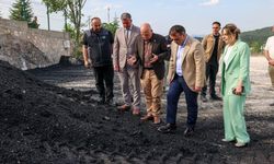 Vali Sözer Yol Yapım Çalışmalarını ve Asfalt Tesisini İnceledi