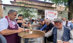 Afyon Bolvadin’de 80 bin liralık dayanışma: Dev kazanlarda aşure kaynadı
