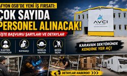 Afyon OSB’de yeni iş fırsatı: Çok sayıda personel alınacak… İşte başvuru şartları ve detaylar
