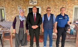 Şuhut Kaymakamı'ndan şehit babasına ziyaret: "Şehitlerimizin emanetleri baş tacımızdır"