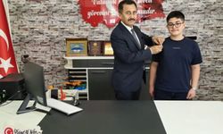 Bolvadin'de LGS Şampiyonuna Çeyrek Altın Ödülü