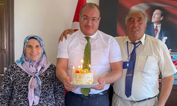 Bolvadin Kaymakamı Ali Arıkan'a Sürpriz Doğum Günü Kutlaması