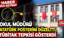 Afyon Postası’nın haberi ses getirdi: Okul müdürü Atatürk posterini düzeltti, TÜBİTAK tepkisi gösterdi