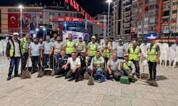 Herkes evine döndü, şehrin görünmeyen kahramanları iş başına geçti