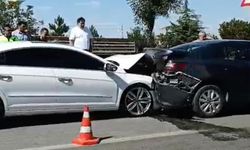 Afyon çevre yolunda zincirleme kaza: 3 araç birbirine girdi!