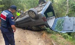 Bilecik İlyasbey'de Hafif Ticari Araç Takla Attı: Sürücü Yaralandı