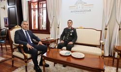 Yeni Garnizon Komutanı Tuğgeneral Numan Kıral’dan Vali Aktaş’a Ziyaret