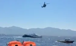 KKTC Girne açıklarında yolcu gemisi alabora oldu: Can kayıpları var!