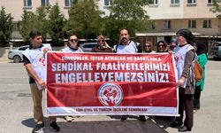 OTİS Sendikası Afyon'da eylem yaptı: “Baskı sürgün ve işten atmalarla sendikal faaliyetleri engelleyemezsiniz"